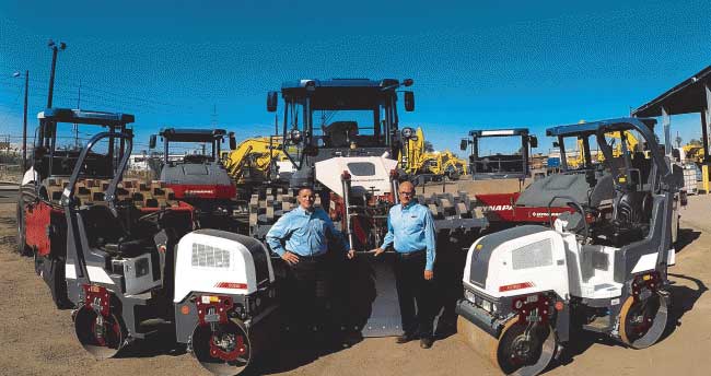 Dynapac adds road machinery in AZ and Southern CA.
